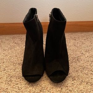 Open Toe Heeled Bootie